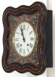 Inlaid Wall Hanging Bakers Clock