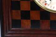 Mahogany Gamblers Theme Wall Clock