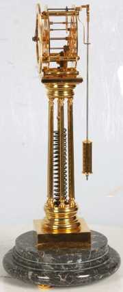 Reproduction Single Fusee Skeleton Clock