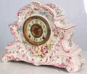 Ansonia Porcelain China Clock