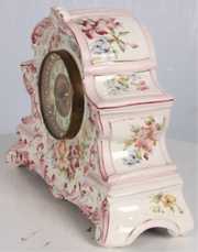 Ansonia Porcelain China Clock