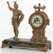 New Haven Figural Mantle Clock