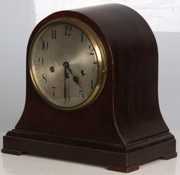 Junghans Mahogany Tambour Bracket Clock