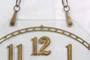 Glass Dial Pendant Mystery Bank Clock