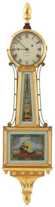 20th Century American Presentation Banjo Clock