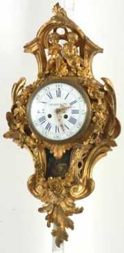 Tiffany & Co. Gilt Bronze Cartel Clock