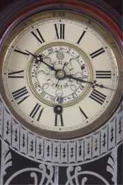 Gilbert Lunar Hanging Hayden Dial Clock