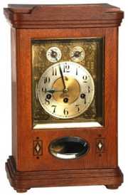 Oak Junghans Chime Mantle Clock