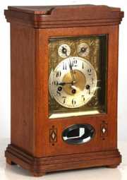 Oak Junghans Chime Mantle Clock