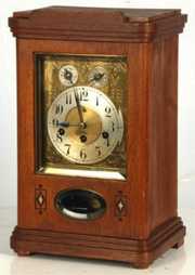 Oak Junghans Chime Mantle Clock