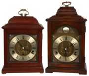 2 Elliot London Mahogany Bracket Clocks