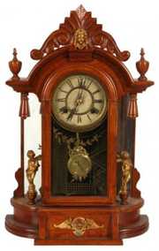 Ansonia Oxford Oak Mantle Clock