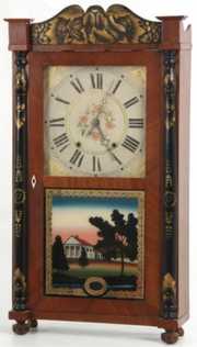 Riley Whiting Wood Works Splat & Column Clock