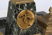 Marble & Bronze Desk Clock