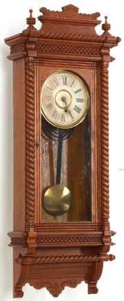 Ansonia Oak Wall Regulator