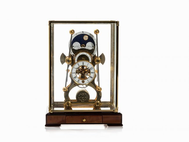 A Moonphase Sea Clock after John Harrison, England,