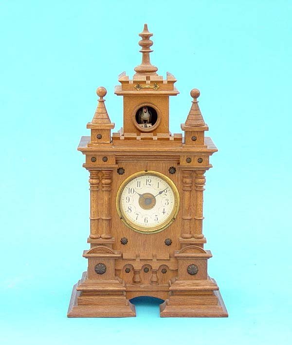 Victorian Gothic Shelf Cuckoo Clock