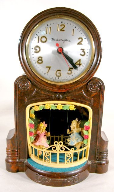 Mastercrafters Electric Swinging Dolls Clock