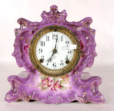 Ansonia Whisper China Mantle Clock