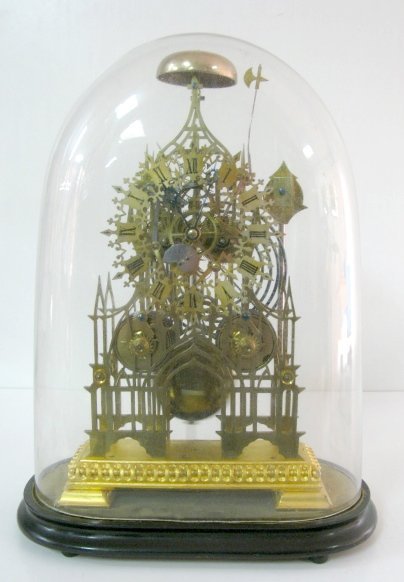 Double Fusee Skeleton Clock