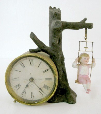 Ansonia Bobbing Doll Clock