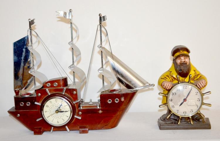 2 Nautical Theme Electric Clocks