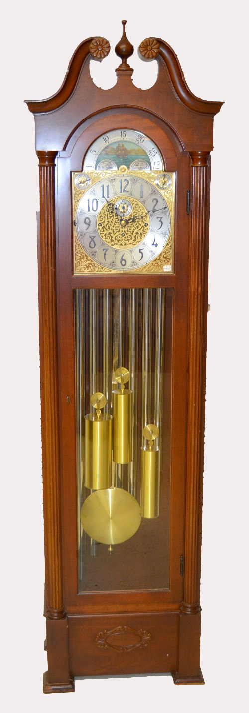 Herschedes Model 217 9 Tube Hall Clock