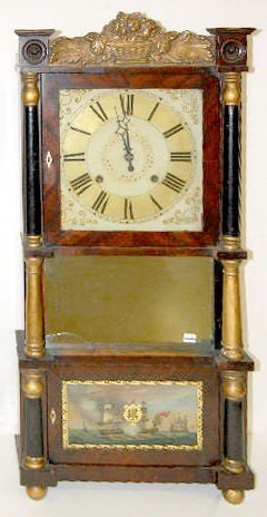 C & LC Ives Triple Decker Clock