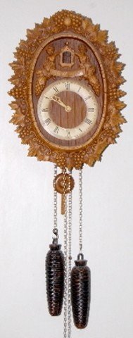 2 Weight Cuckoo Style Hanging Clock