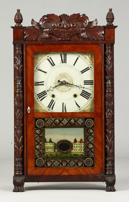 Charles Kirk, Bristol, CT, Shelf Clock