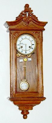 Junghans Carved RA Wall Clock