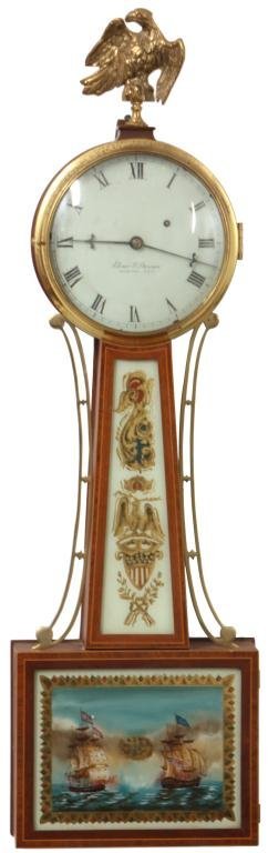 Elmer O. Stennes Banjo Clock