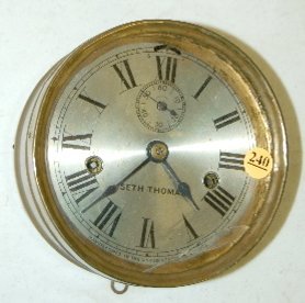 Seth Thomas 8 Day Lever Ships Clock, T & S