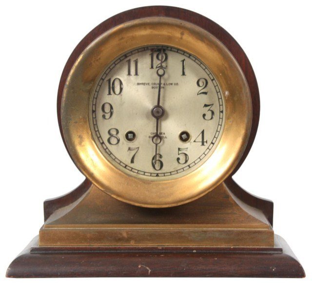 Chelsea 8 Day Ships Bell Mantle Clock