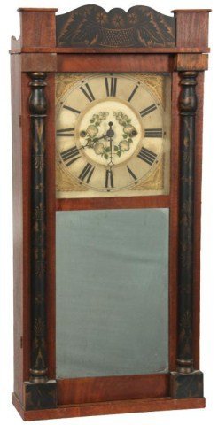 Pratt & Frost Half Column Mantle Clock