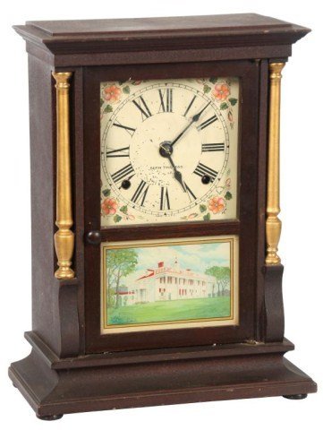 Seth Thomas Gilt Column Mantle Clock