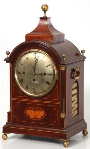 English Triple Fusee Bracket Clock