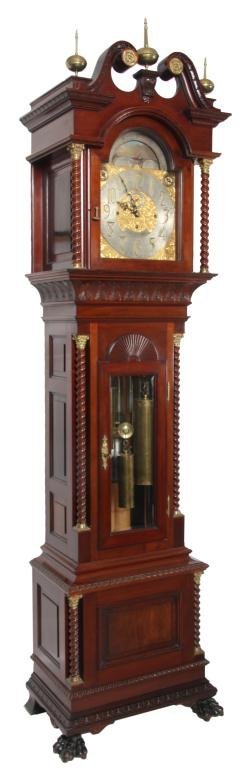 Walter Durfee 9 Tube Grandfather Clock