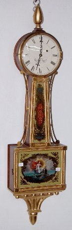 Elmer O. Stennes Banjo Clock