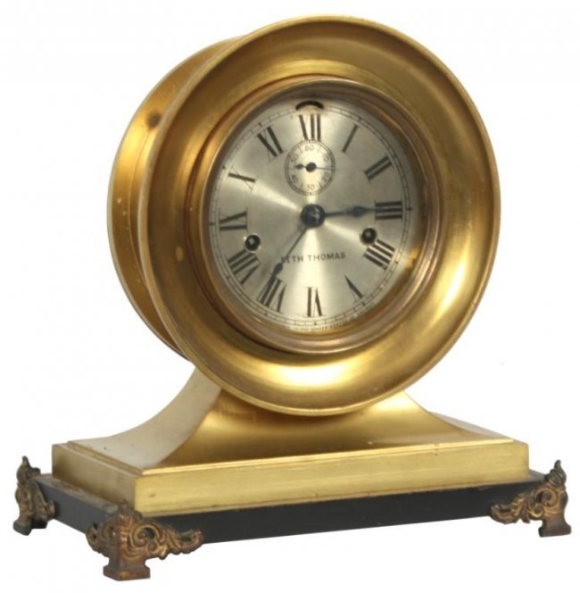 Seth Thomas ShipÂs Lever Mantle Clock