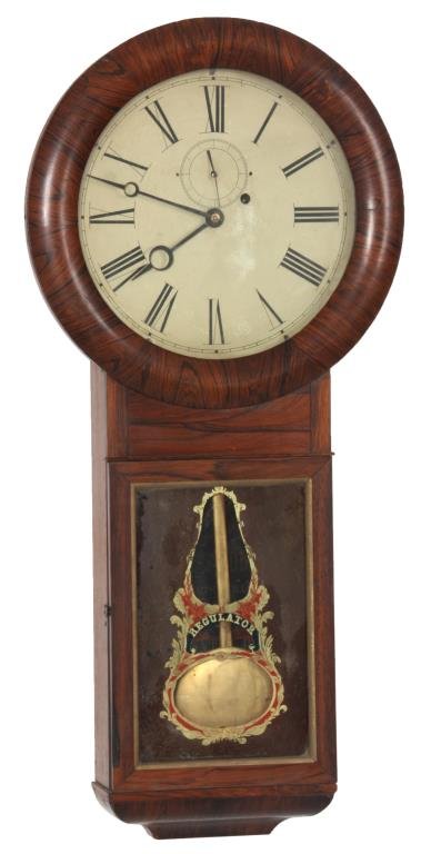 Early Seth Thomas No. 2 Rosewood Regulator-ClockPrices.Com