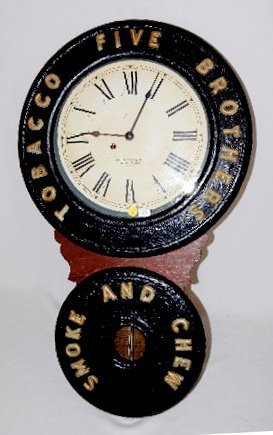 Baird Tobacco Advertising Clock