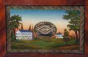 Bishop & Bradley Pillar & Scroll Mantle Clock