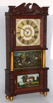 C. & L.C. Ives Triple Decker Clock