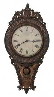 Strauss Bros. Advertising Wall Clock