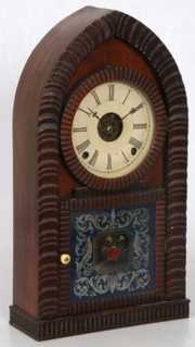 J.C. Brown Ripple Front Beehive Clock