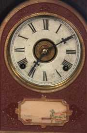 Jerome Gutta Percha Mantle Clock