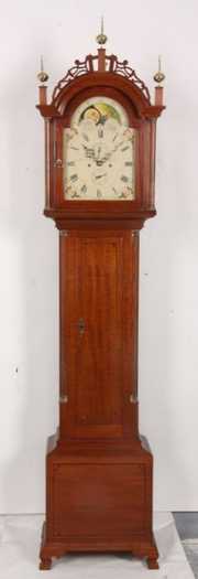 Sgd. Elmer O. Stennes Tall Case Clock