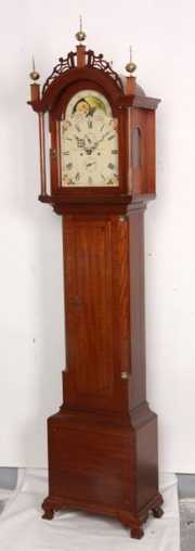 Sgd. Elmer O. Stennes Tall Case Clock