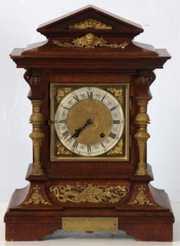 Oak Lenzkirch Quarter Hour Strike Bracket Clock